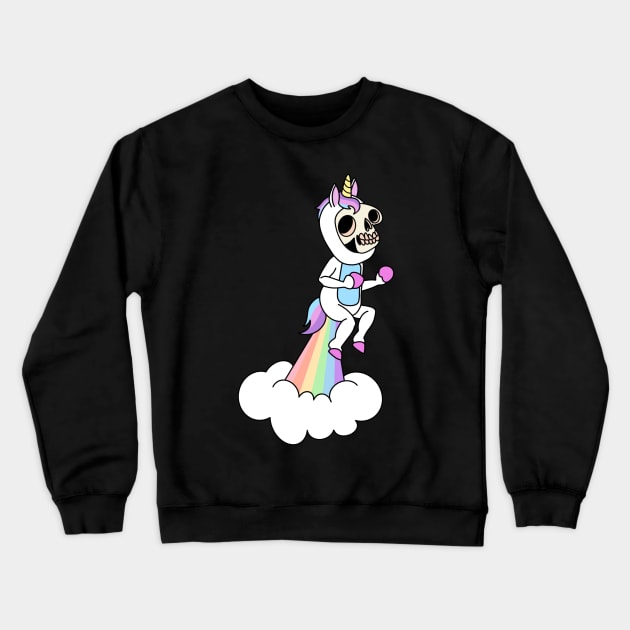 Unicorn Onesie Crewneck Sweatshirt by DreamPassion